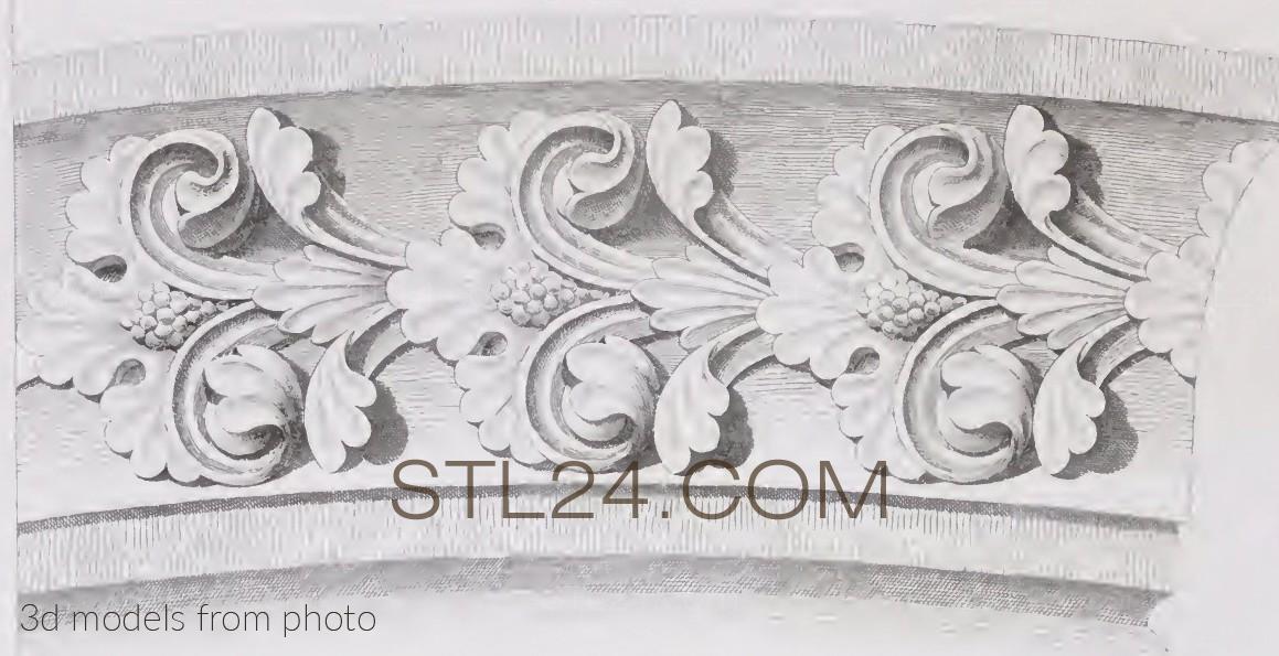 Фризы (FRIESE_0245 -  | 3D model 3DSMAX / OBJ / STL) 3D модель для ЧПУ станка